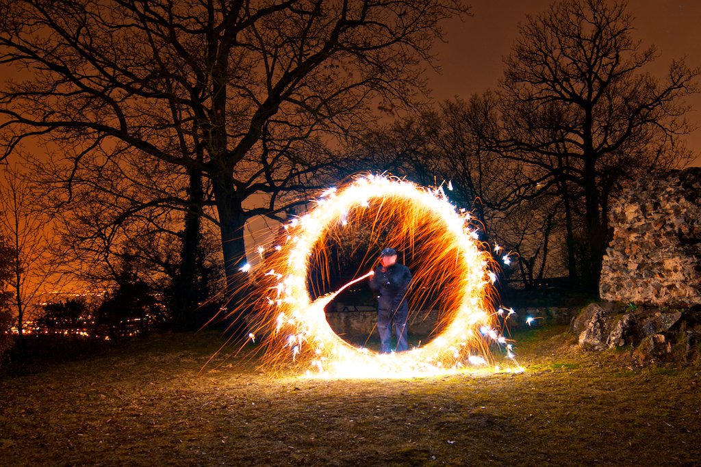 Light Art Performance Photography