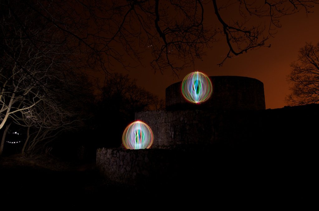 Light Art Performance Photography