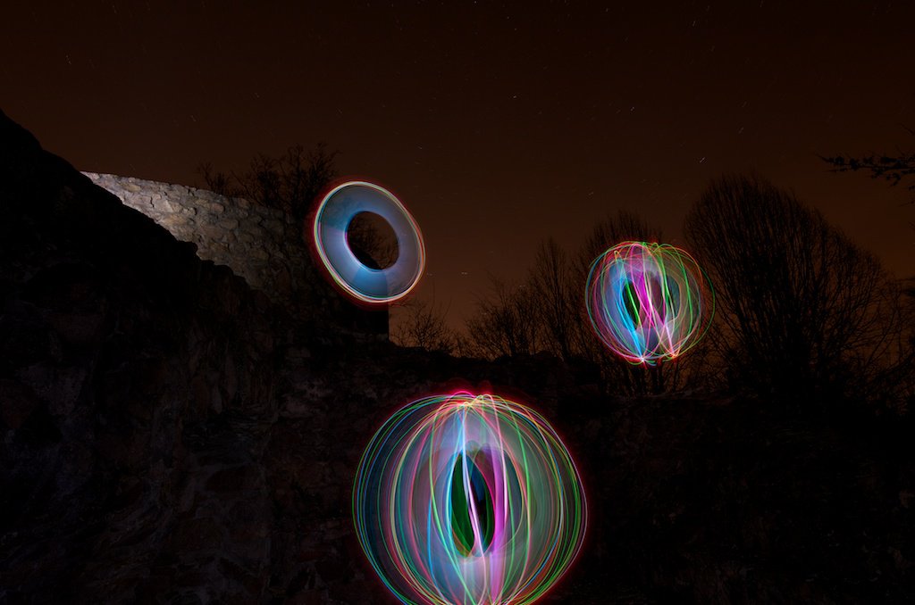 Light Art Performance Photography
