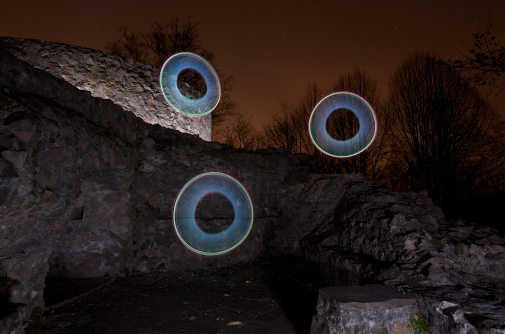 Light Art Performance Photography