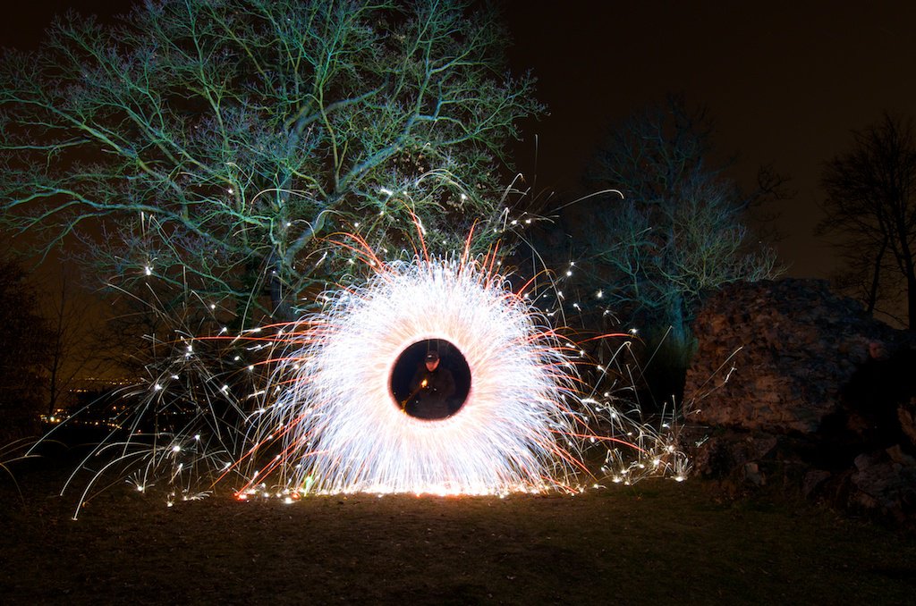 Light Art Performance Photography
