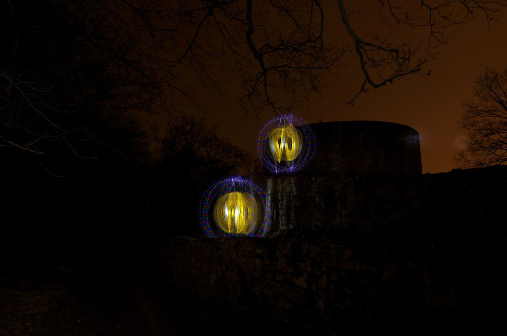 Light Art Performance Photography