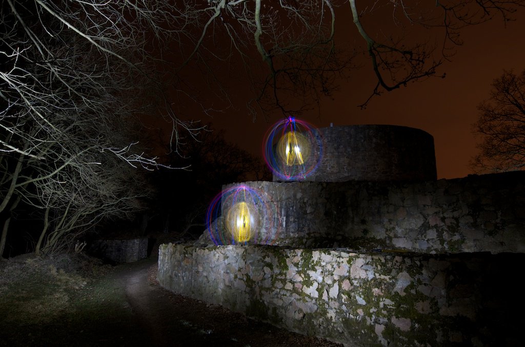 Light Art Performance Photography