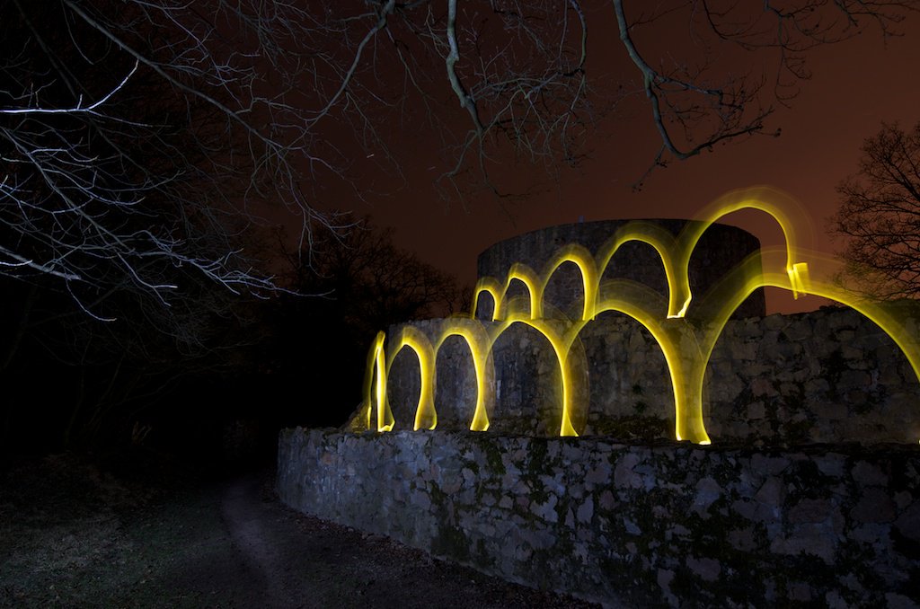 Light Art Performance Photography