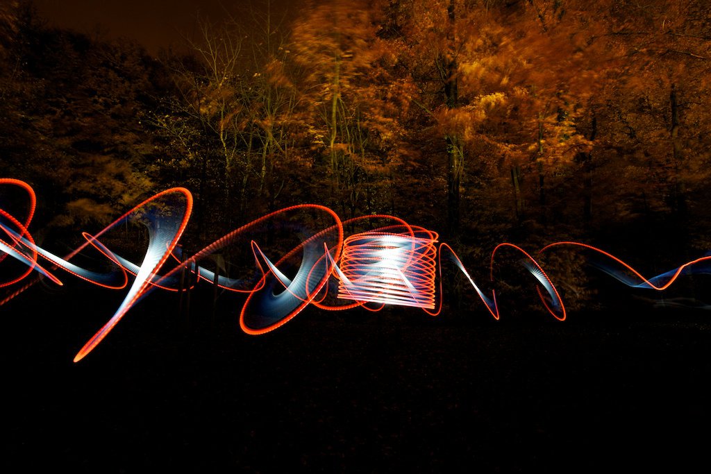 Light Art Performance Photography