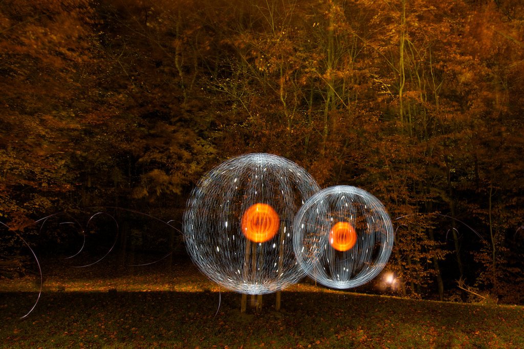Light Art Performance Photography