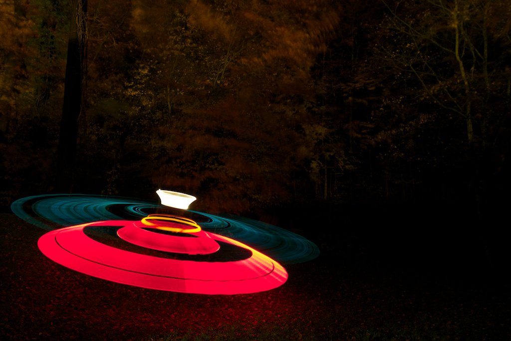 Light Art Performance Photography