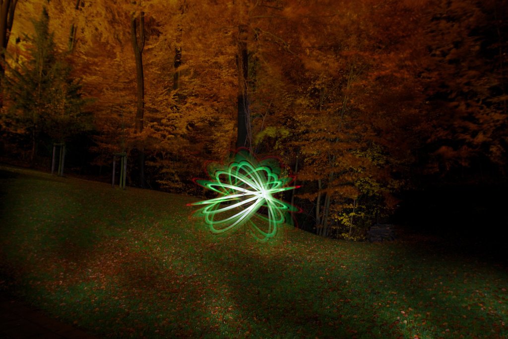 Light Art Performance Photography