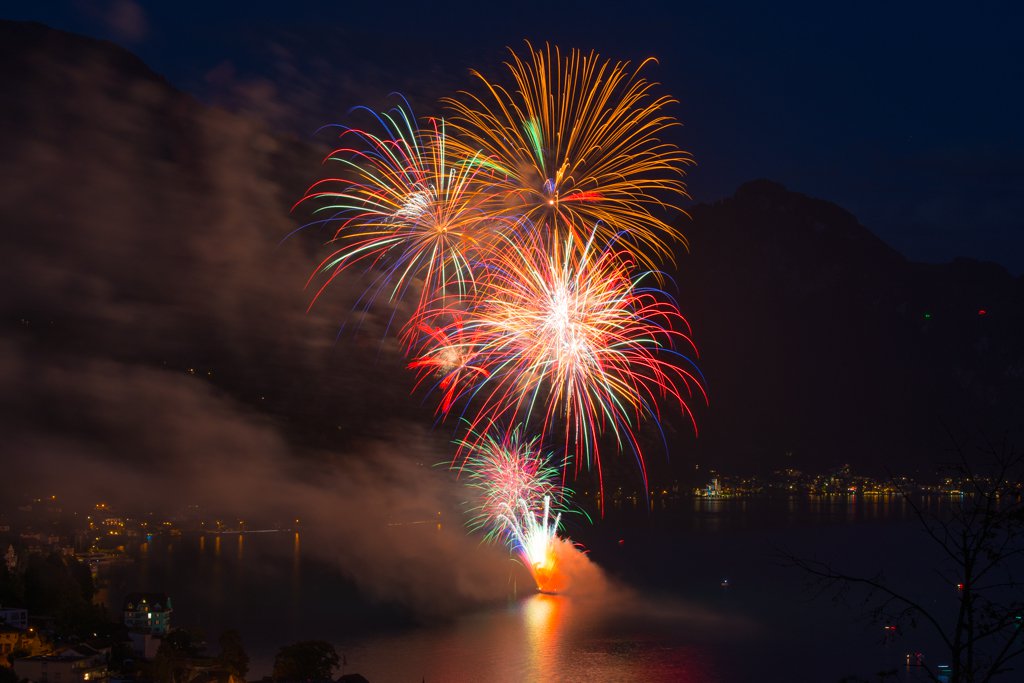 Weggiser Rosenfest 2014 Feuerwerk