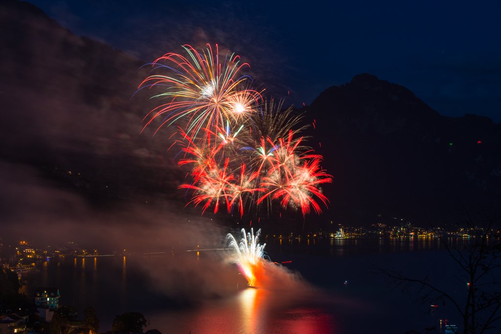 Weggiser Rosenfest 2014 Feuerwerk