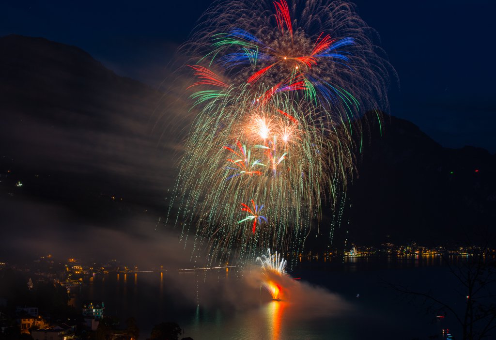 Weggiser Rosenfest 2014 Feuerwerk