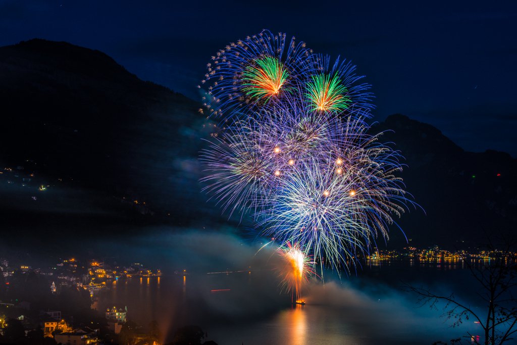 Weggiser Rosenfest 2014 Feuerwerk